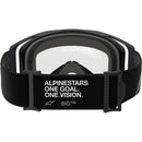 ALPINESTARS VISION 8 CORP BLACK GOGGLES WITH CLEAR DUAL PANE LENS