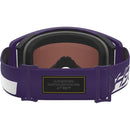 ALPINESTARS SUPERTECH H96AS HUNTER LAWRENCE PURPLE & WHITE GOGGLES WITH SILVER MIRROR LENS