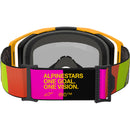 ALPINESTARS VISION 8 CORP YELLOW & PINK GOGGLES WITH RED MIRROR LENS
