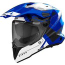 AIROH COMMANDER 2 REVEAL GLOSS BLUE ADVENTURE HELMET