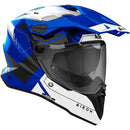AIROH COMMANDER 2 REVEAL GLOSS BLUE ADVENTURE HELMET
