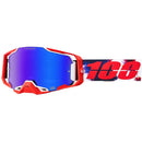 100% ARMEGA MORPHO GOGGLES WITH BLUE MIRROR HIPER LENS