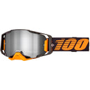 100% ARMEGA ACOSTA GOGGLES WITH SILVER MIRROR HIPER LENS