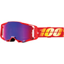 100% ARMEGA NUKETOWN GOGGLES WITH BLUE MIRROR LENS