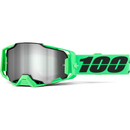 100% ARMEGA ANZA GOGGLES WITH SILVER MIRROR LENS