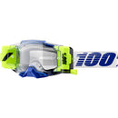 100% ARMEGA FORECAST BLUE GOGGLES WITH CLEAR LENS
