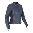 OXFORD LADIES BECKLEY BLACK LEATHER JACKET