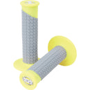 PRO TAPER CLAMP ON NEON YELLOW & GREY PILLOW TOP GRIPS
