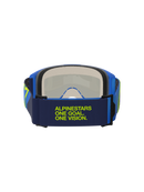 ALPINESTARS VISION 5 CORP BLUE & FLURO-YELLOW GOGGLES WITH BLUE MIRROR LENS