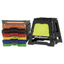 POLISPORT FLUORO YELLOW FOLDING BIKE STAND