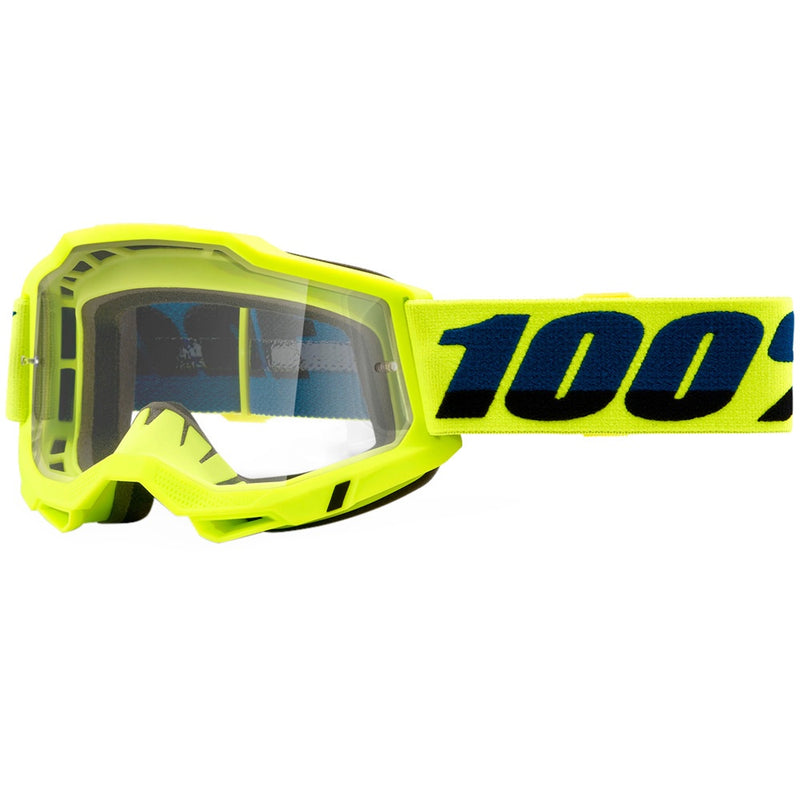 100% ACCURI 2 YELLOW GOGGLES WITH CLEAR LENS