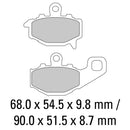 FERODO BRAKE PADS FDB2012P