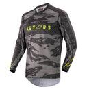 ALPINESTARS 2022 BLACK, GREY CAMO & FLURO YELLOW RACER TACTICAL JERSEY