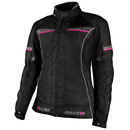 MOTODRY WOMENS "4 SEASONS" BLACK, GREY & MAGENTA JACKET