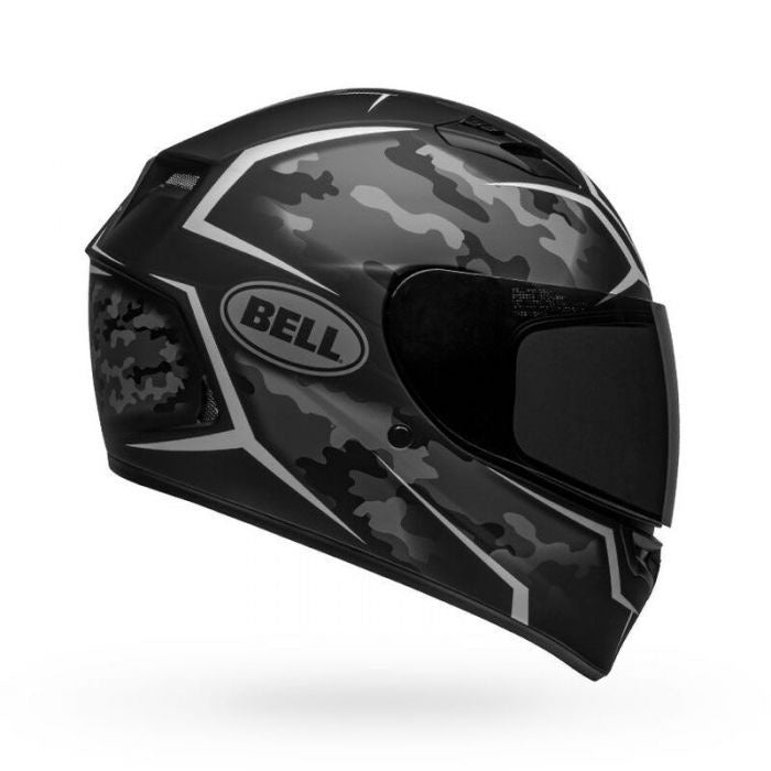 BELL QUALIFIER STEALTH CAMO MATTE BLACK WHITE HELMET