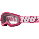 100% STRATA 2 KIDS FLETCHER GOGGLES WITH CLEAR LENS