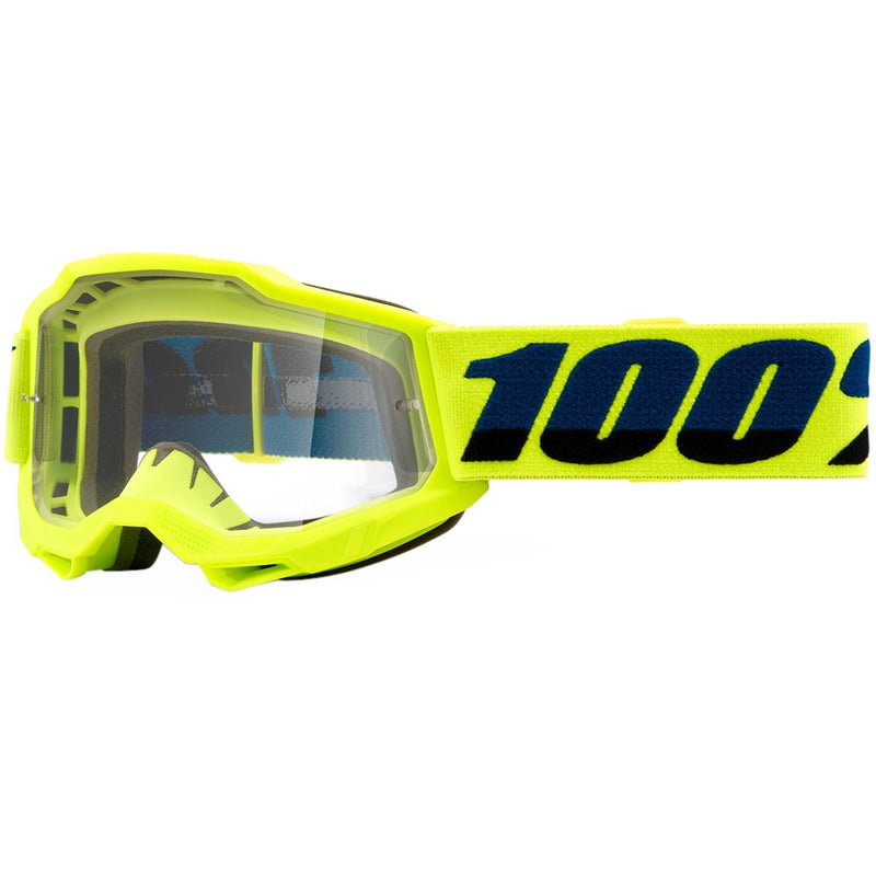 100% ACCURI 2 KIDS YELLOW GOGGLES WITH CLEAR LENS