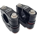 APEX SHERCO/KTM/HUSQVRNA/GAS GAS/BETA BLACK ANTI VIBRATION BAR MOUNTS