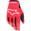 ALPINESTARS 2023 RADAR MARS RED & WHITE KIDS GLOVES