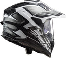 LS2 MX701 EXPLORER HPFC ALTER MATTE BLACK & WHITE HELMET