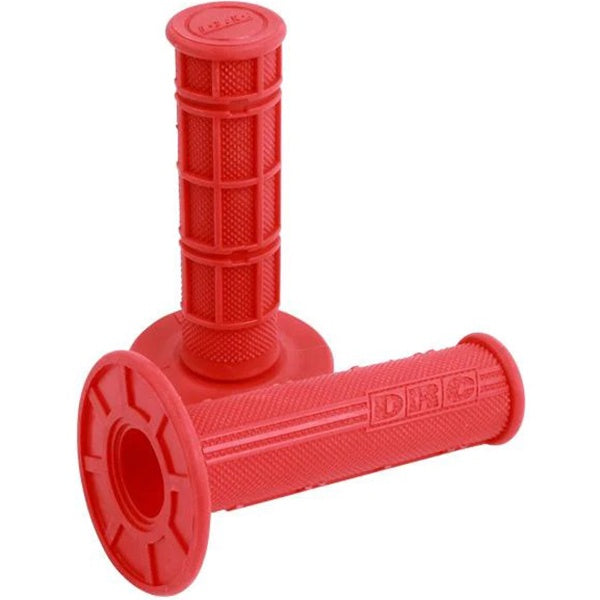 DRC RED CLOSED MX GRIPS