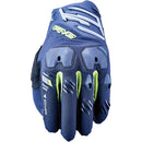 FIVE E1 ENDURO NAVY & FLURO GLOVES