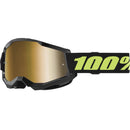 100% STRATA 2 SOLAR ECLIPSE GOGGLES WITH MIRROR GOLD LENS