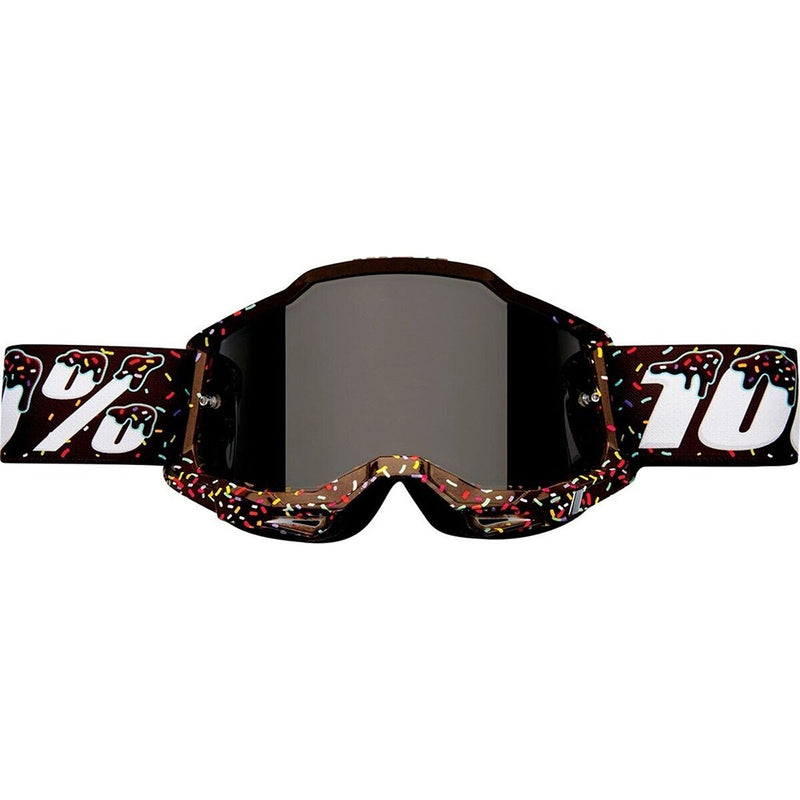 100% ACCURI 2 LE JETTSON DONUT CHOC SPRINKLES GOGGLES WITH BLACK SMOKE LENS