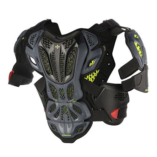 ALPINESTARS A-10 BLACK/RED/YELLOW CHEST ARMOUR