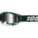 100% RACECRAFT 2 MILORI GOGGLES WITH SILVER MIRROR LENS