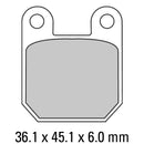 FERODO BRAKE PADS - FRP405P