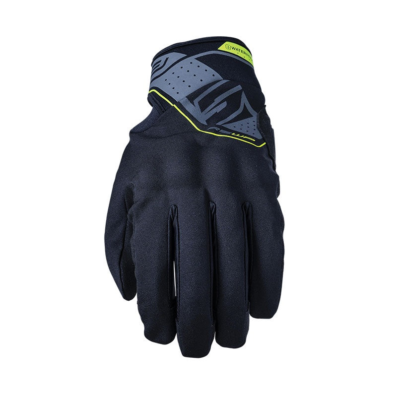 FIVE RS WEATHERPROOF BLACK & FLURO GLOVES