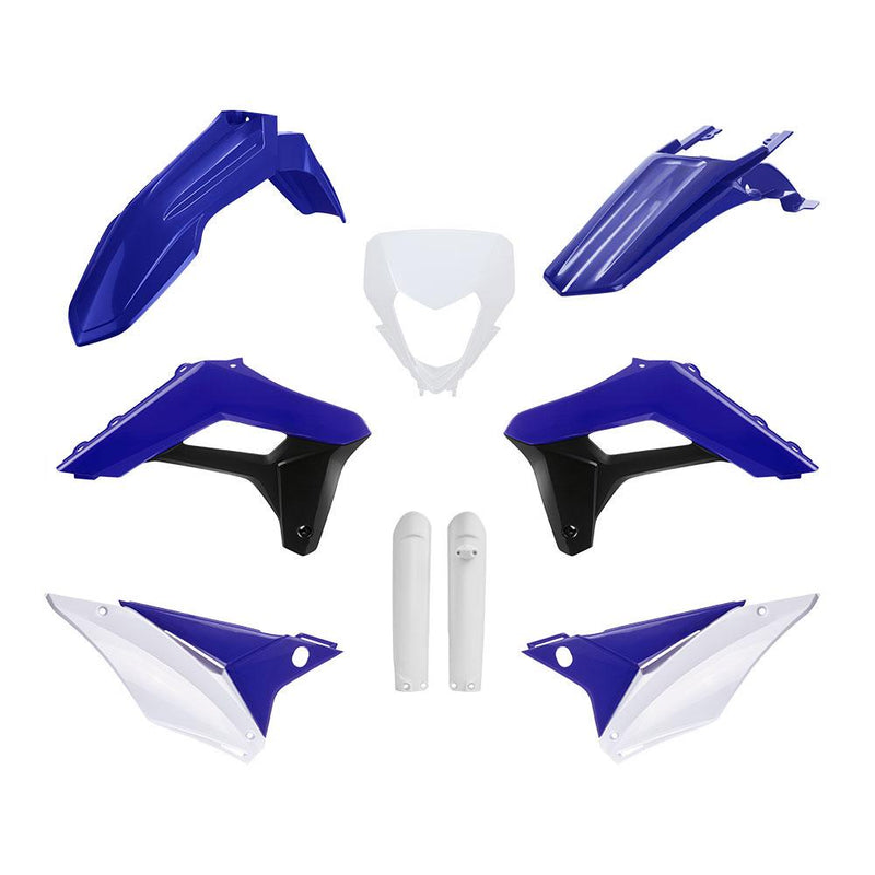 POLISPORT SHERCO 24 ENDURO BLUE WHITE PLASTICS KIT