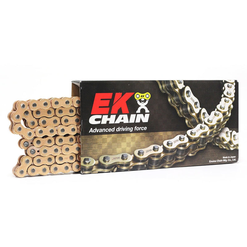 EK CHAINS 525VX3 GOLD SUPER HEAVY DUTY NX-RING 124L CHAIN