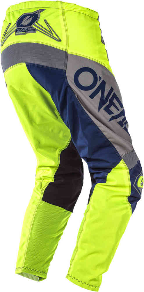 ONEAL YOUTH ELEMENT FACTOR GREY, BLUE & YELLOW PANTS