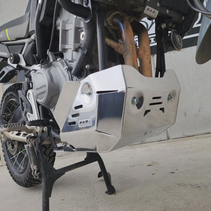 B&B CF MOTO 450MT "TRAIL VERSION" POLISHED BASH PLATE