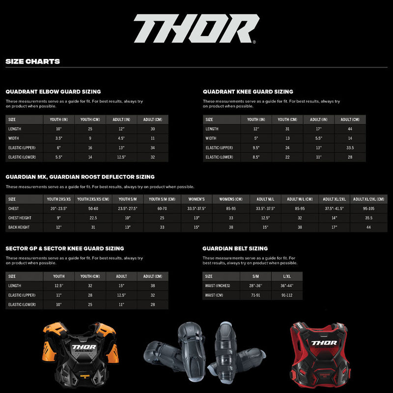 THOR GUARDIAN RED & BLACK BODY ARMOUR