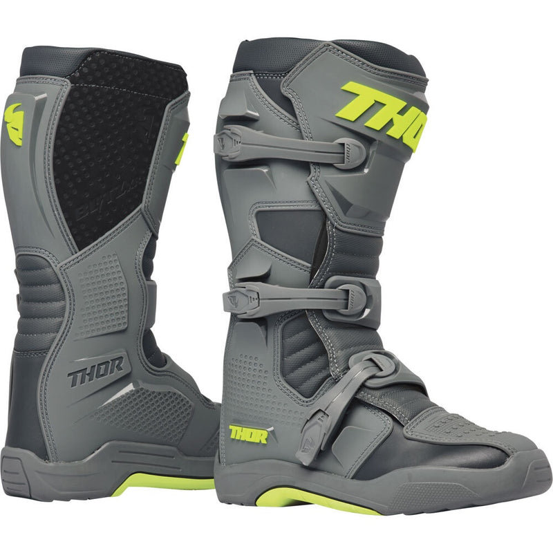 THOR 2025 BLITZ XR GREY & CHARCOAL BOOTS