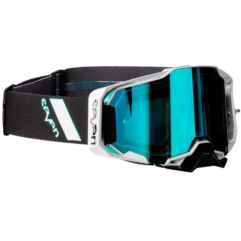 SEVEN X 100% ARMEGA SYNERGY GOGGLES WITH BLUE MIRROR LENS