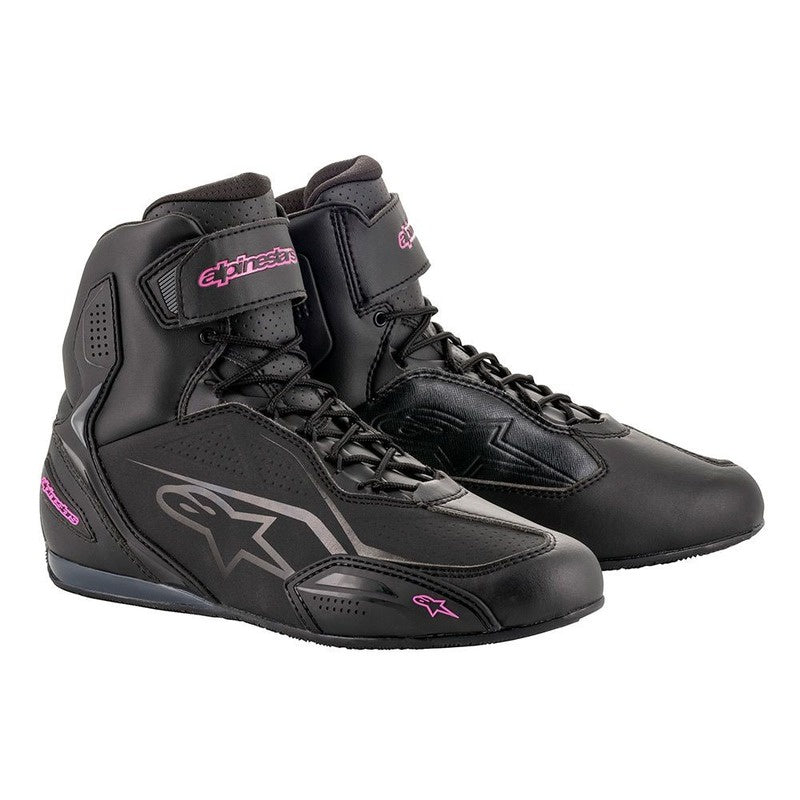 ALPINESTARS STELLA FASTER V3 FUCIA & BLACK RIDE SHOE