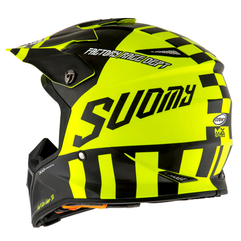 SUOMY MX SPEED FULL GAS FLURO YELLOW MIPS HELMET