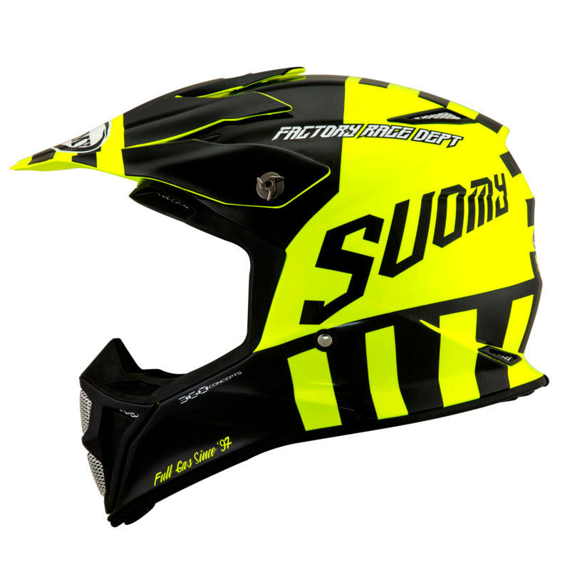 SUOMY MX SPEED FULL GAS FLURO YELLOW MIPS HELMET