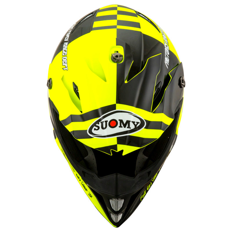 SUOMY MX SPEED FULL GAS FLURO YELLOW MIPS HELMET