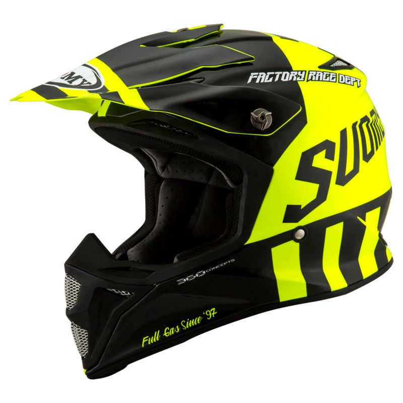 SUOMY MX SPEED FULL GAS FLURO YELLOW MIPS HELMET