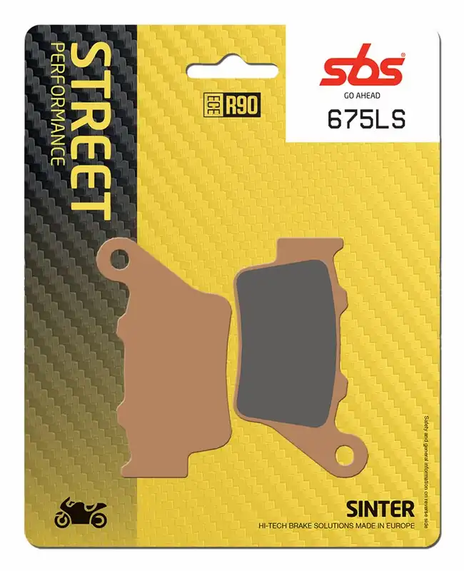 SBS SINTERED REAR BRAKE PADS - SB675LS