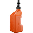 TUFF JUG GEN 3 10L ORANGE FUEL CAN WITH ORANGE RIPPER CAP & VIEW STRIP