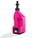 TUFF JUG GEN 3 10L PINK FUEL CAN WITH BLACK RIPPER CAP & VIEW STRIP