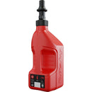 TUFF JUG GEN 3 10L RED FUEL CAN WITH RED RIPPER CAP & VIEW STRIP