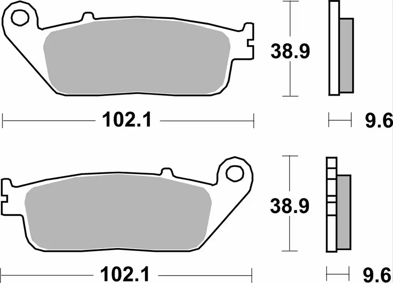 SBS SINTERED BRAKE PADS - SB700HS