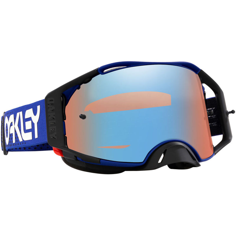 OAKLEY AIRBRAKE B1B BLUE GOGGLES WITH SAPPHIRE PRIZM LENS